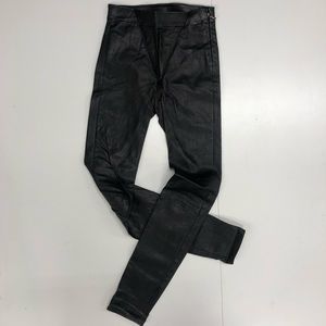 Massimo Dutti lamb leather skinny pants (XS)